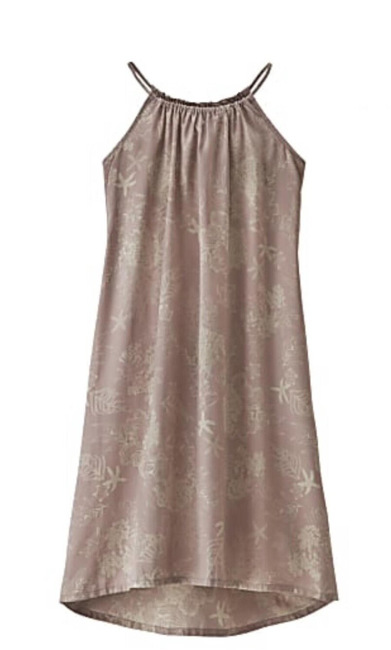 NWT Patagonia Womens June Lake Swing Dress Sz XS Stingray Mauve